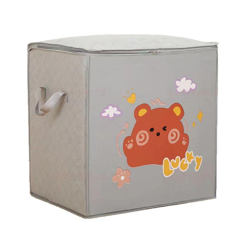 Moisture-Proof Cartoon Non-Woven Storage Bag for Clothes and Quilts