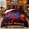 Poppy Playtime Set Biancheria da Letto Personalizzato 3 Pezzi 1 Lenzuolo 2 Federe Camera da Letto Arredamento Casa