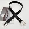 Fashion Retro Buckle Women's Belt Simple Style PU Leather Versatile Waist Belt Luxury Solid Color Business Waistband Unisex