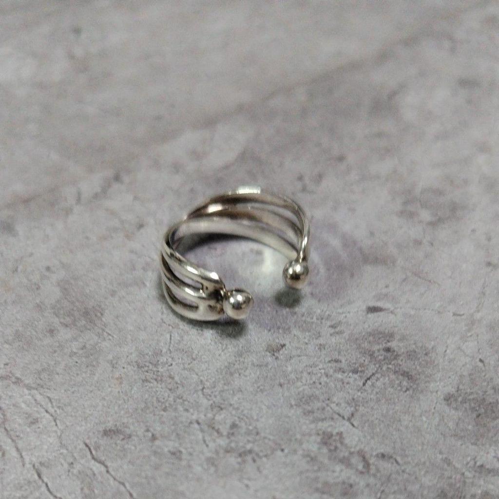Used PHILIPPE AUDIBERT CRAIG 3 Silver Cross Ring