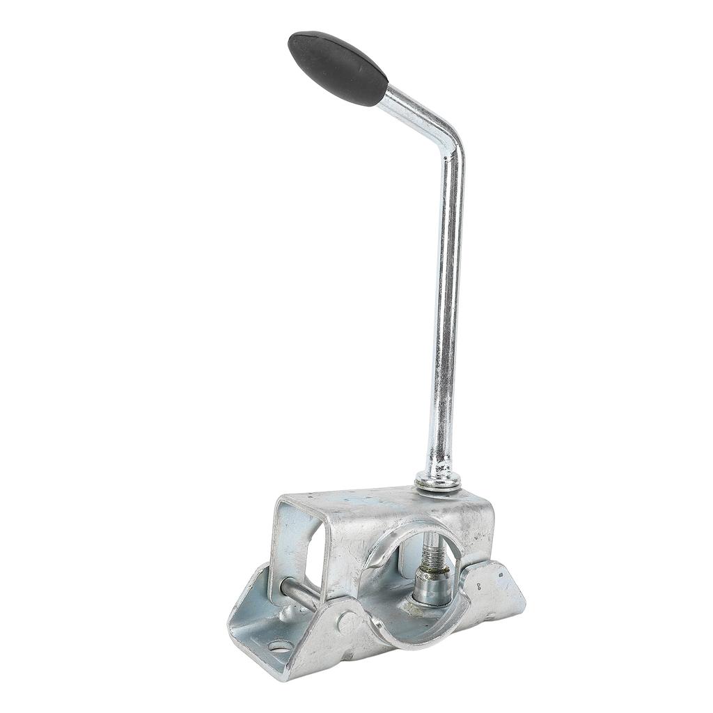 Jack Wheel Split Clamp Metal Trailer Wheel Split Clamp Prop Stand Support Mount for 48mm Pipe Diameter