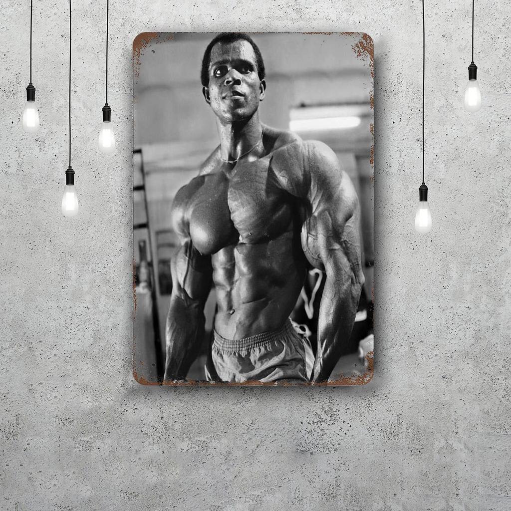 Bodybuilding Funny Bar Metal Sign Retro Plaque Vintage Sign Alcohol Drinker Pub Club Man Cave Kitchen Wall Decoration