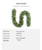 9-Foot Pre-Lit Christmas Garland with Battery Lights, Pine Cones, and Red Berries