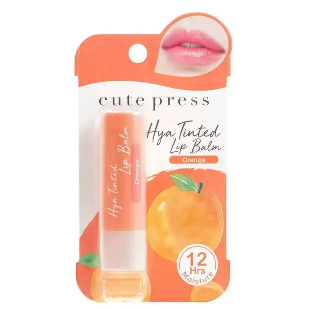 In Stock Thailand 711 Cute Press Hya Tinted Lip Balm 3.7g Apple Orange Caramel