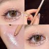 Eye Shadow Pen Eyeliner Glitter Female Shimmer Eyeshadow Highlight Lying Cicada Nature Shiny Champagne Gold Moonlight White Brightening Korean Style