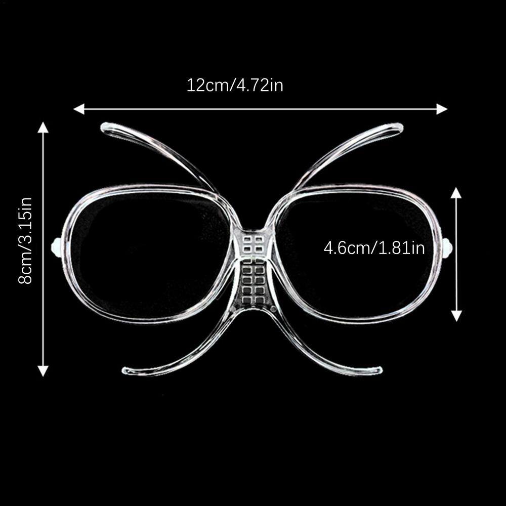 Biegsame Motorradbrille Skibrille Brille Myopie Rahmen Rx-Einsatz Optischer Adapter Flexibel