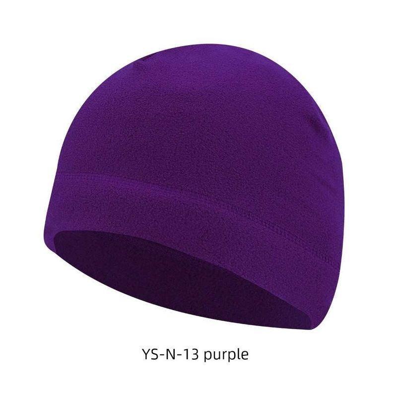 

Heattech Hiking Skiing Men and Women Cold-Proof Cycling Fall and Winter Running Fleece Hat Catching Sports Outdoor Windproof. Hat Yama YS-N-13 purple One size