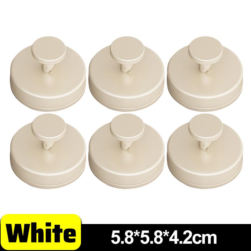 

Крючки на присосках для душа, водонепроницаемые держатели для полотенец и одежды, самоклеящиеся настенные крючки, многоразовые вешалки для хранения дома и в ванной 1PC белый