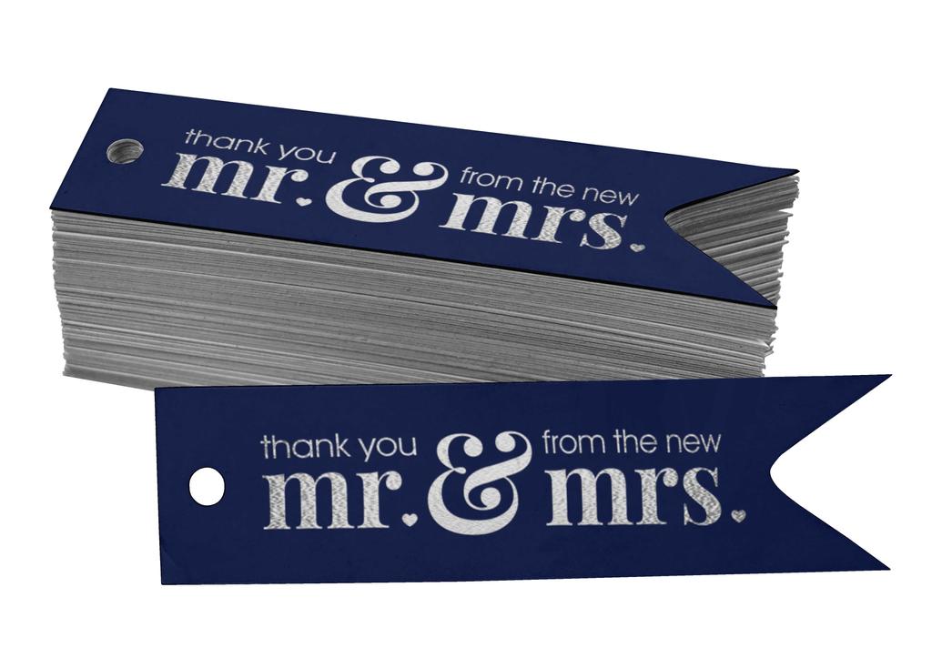 Inkdotpot Pack Of 100 Thank You From The New Wedding Favor Paper Tags Craft Real Gold Foil Hang