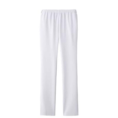 Nursery Straight Pants, Unisex, Medical White Coat, Stretch, Sweat-Wicking, Quick-Drying, Anti-See-Through, UV Protection, Jersey Material, Fully Elas