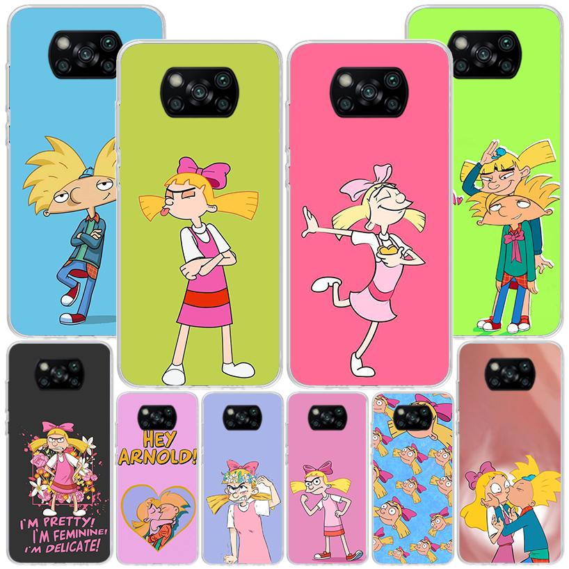 Cartoon Hey Arnold Fondos Phnoe Case for Xiaomi Poco X5 X6 X7 Pro X4 Gt F7 Ultra M8 M7 Redmi 15C 15 13C 13 12C 12 Unique Cover C