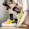 Fashion Patchwork Casual Sneaker Man Outdoor Chunky Sneakers Summer Yellow Canvas Shoes For Man Personality Designer Men's Shoes