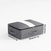 With Handle Under-bed Storage Bag Dust Proof with Large Transparent Window Foldable Storage Box Wear-resistant Large Capacity