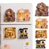 Cute Home Theme Refrigerator Magnet 3D Relief Decorative Fridge Magnet  Home Decor