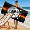 Deutschland Alemania Print Beach Towel, Large Soft Quick Dry Towel for Beach Camping Swimming