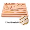 Silicone Suturing Knot Tying Practice Model for Oral and Skin Surgery Training