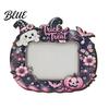 Vintage Pastoral Style Halloween Photo Frame Wooden Desktop Picture Holder for Spooky Party Decoration Bed And Breakfast Decor Festive Home