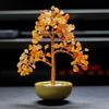 Bestselling Yellow Crystal Tree Teacup Coaster Ornament for Home or Office Decor