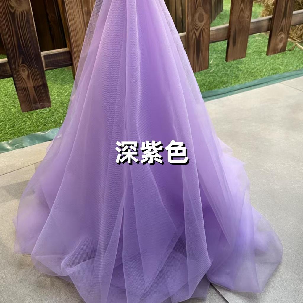 Tulle background Curtain, Organza Tulle Fabric Used for Wedding Party Decoration, Baby Birthday Diy Hand-made Fabric.