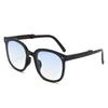 Folding sunglasses with case Sunglasses for Women Fashion Air cushion Eyewears UV 400  Eyewears