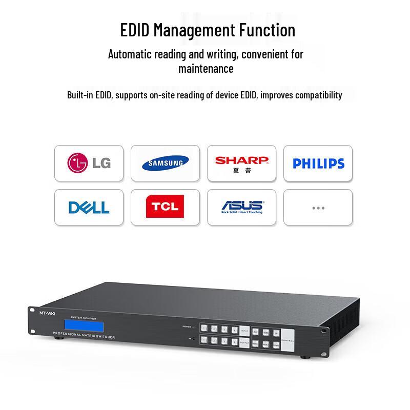 MT-Viki 4x4 Seamless 4K HDMI Matrix Switcher with Video Wall