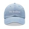 1Pc Dogfather Baseball Caps Vintage Washed Unisex Dad Gorras Low Profile Adjustable Faded For Sports Hiking,Sun Beach Daliywear