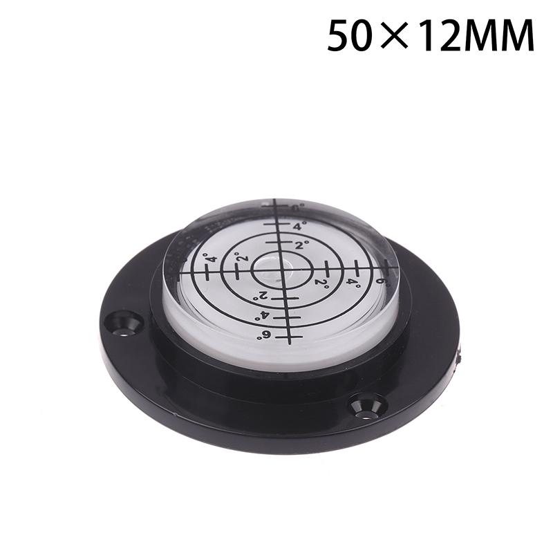 50*9/12/17Mm Round Horizontal Bubble Level High Precision Bubble Level Bulls Eye Horizontal Spirit Level For Desktop Wooden