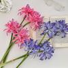 2 Heads Simulation Lycoris Flower Real Touch Artificial Silk Flower  Wedding Site Decoration
