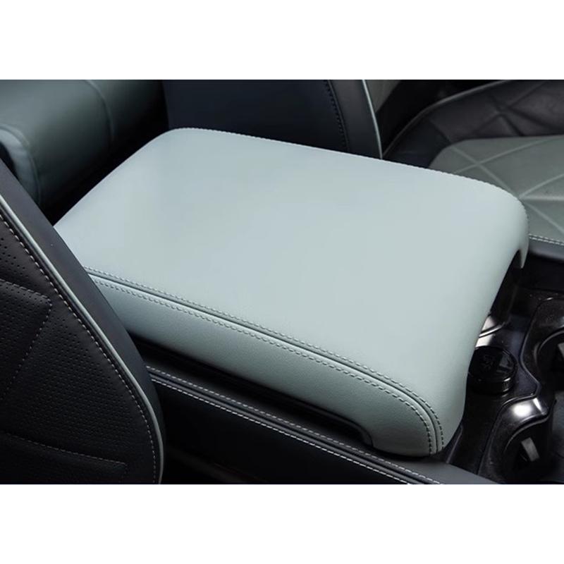 Leather Armrest Box Protective Cover For BYD Leopard 5 2025+ Denza B5 Armrest Box Heightening Pad Cushion Interior Accessories