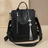 Schoolbag soft pu leather backpack women's bag fashion shoulder backpack anti-theft travel bag Korean version versatile 1011 new large capacity