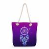 Dreamcatcher print thick rope single-shoulder beach bag 7309 KTB