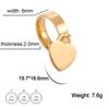 Skyrim New Arrival Stainless Steel Couple Rings With Dangle Heart Pendant Dating Finger Ring Men Voguish Women Stylish Bridal Bridal Lover Jewelry