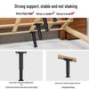 Adjustable Floorboard Bed Frame Support Leg Column