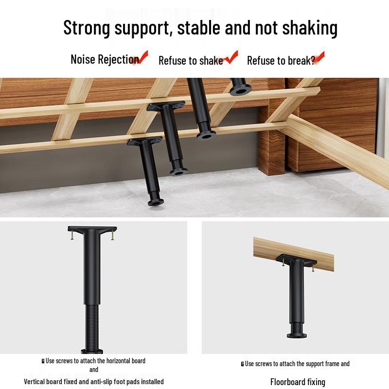 Adjustable Floorboard Bed Frame Support Leg Column