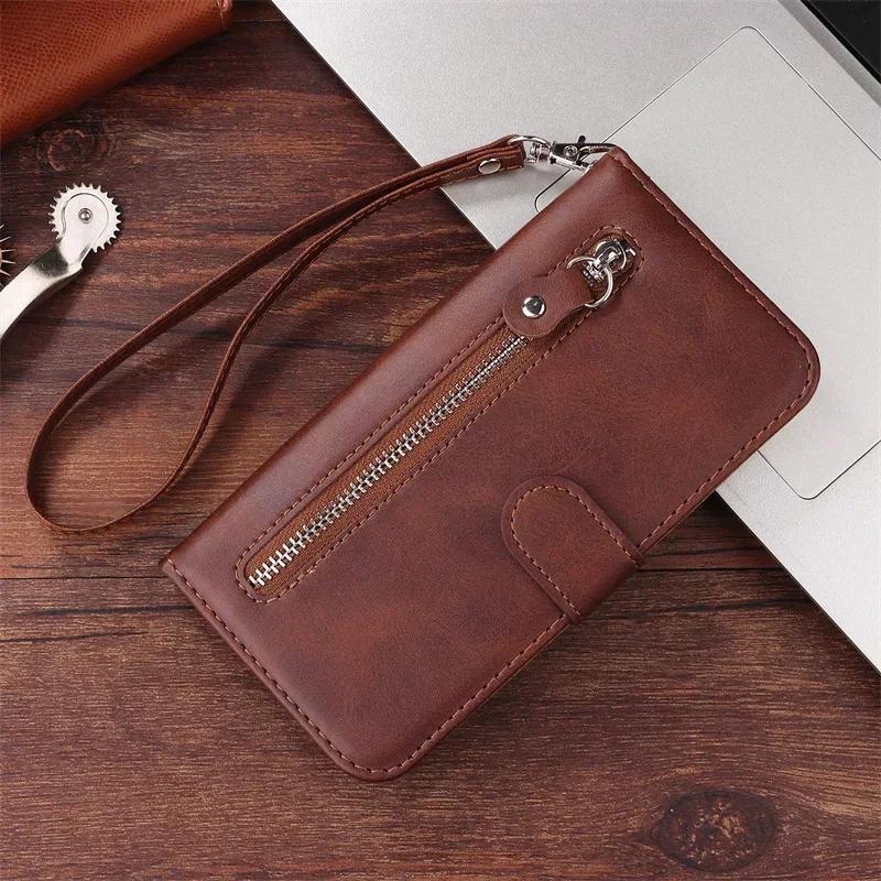Xiami 15 Pro Case For Xiaomi 15 Pro Cover Protect Coque For Xiaomi Mi 15 Pro Luxury Zipper Cases Leather Phone Wallet Flip Funda