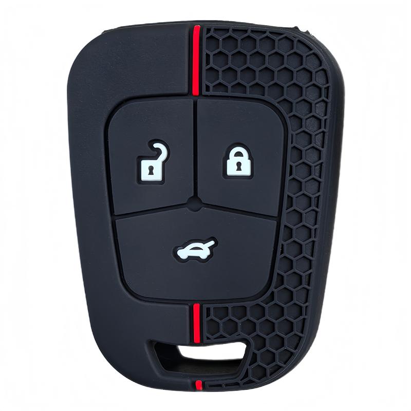 Silicone Car Key Case Cover Remote Key Shell For Chevrolet Camaro Sonic Cruze Malibu Volt Spark Equinox Key Fob Case 3 Button