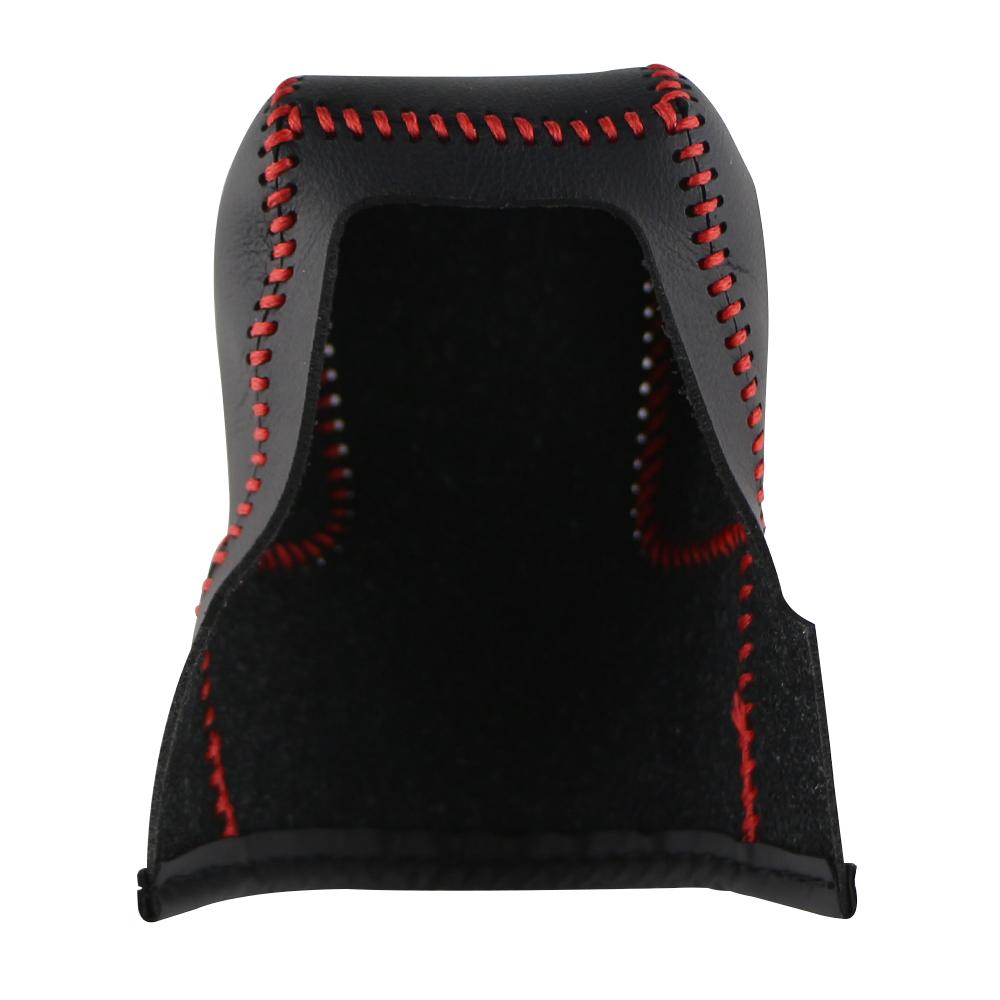 Echtes Leder LHD RHD Auto Schaltknauf Abdeckung für Ford Everest Ranger – 2022 Gear Collars Gear Sticker