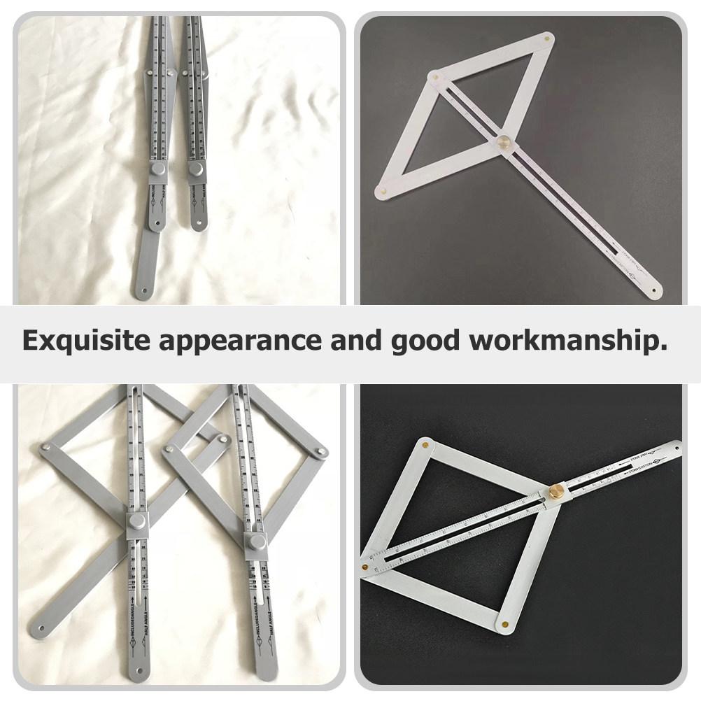 High Accuracy Stainless Steel Protractor Angle Finder Tool for Woodworking Miter Measuring Ruler Foldable Corner Gauge Angle