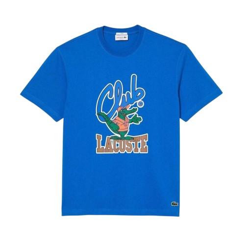 Lacoste Unisex Adult Club Printed Heavy Cotton T-Shirt