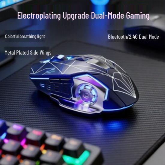 GPW Tri-Mode Wireless Rechargeable Mouse - Lightweight, Perfect for Gaming & Office, Compatible with Lenovo Laptops