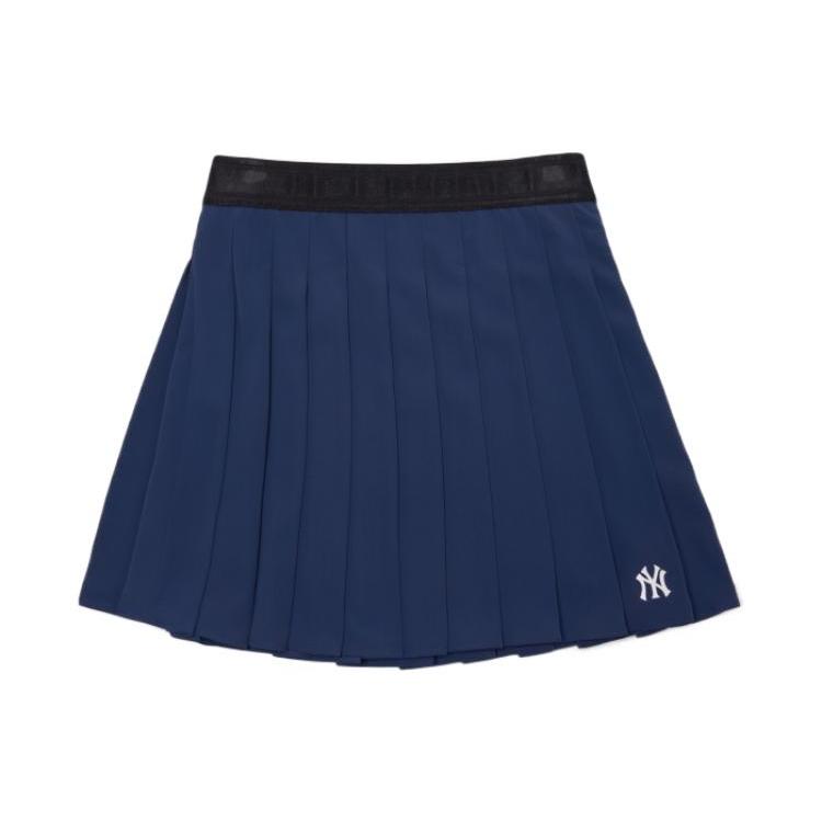 New MLB New York Yankees Casual Short Skirts Women's Marine Blue 3FSKB0123-50NYL