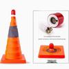 Foldable Safety Reflective Traffic Cone - Emergency Road Barrier & Warning Facility
