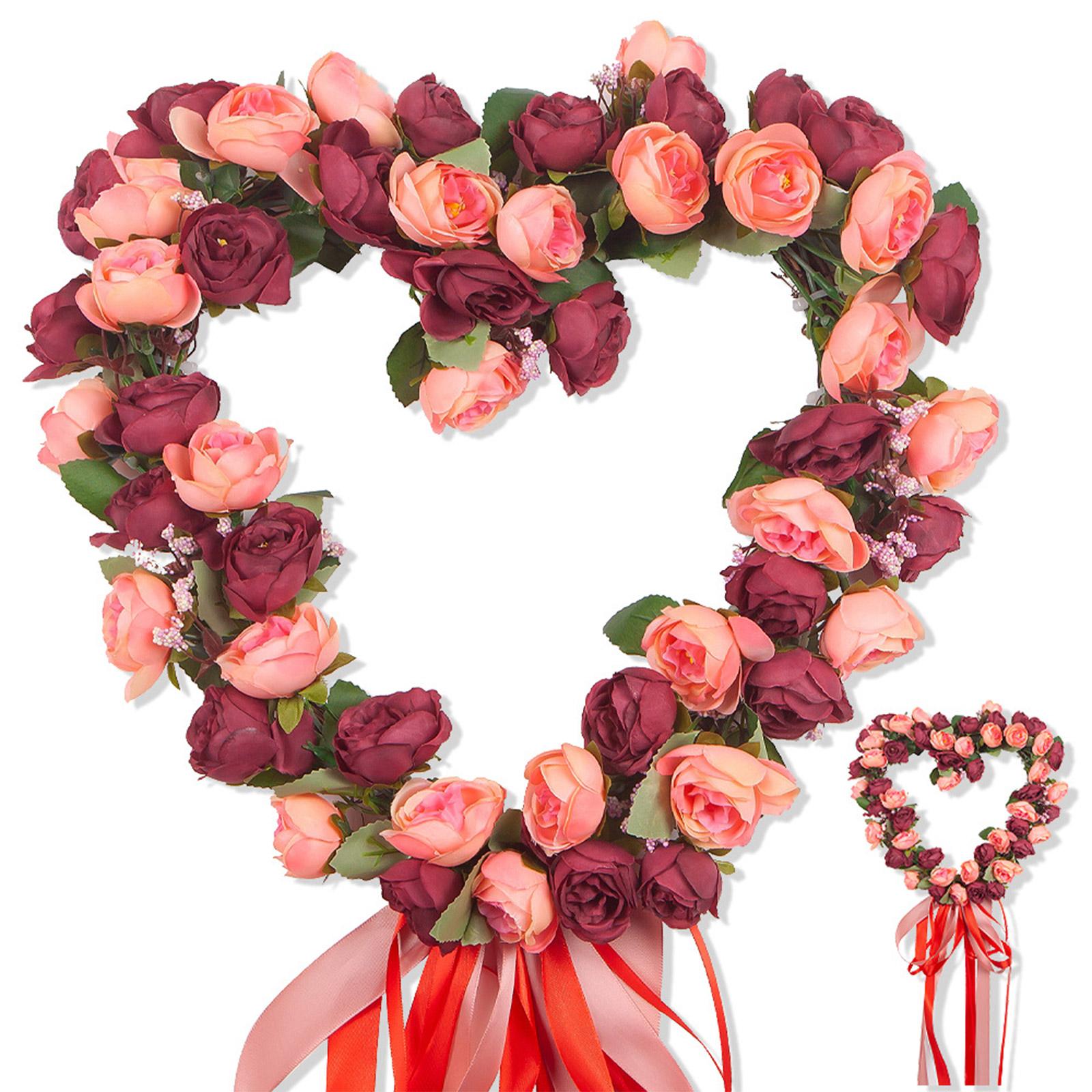 Рождественские украшения Красная гирлянда Дверные подвесные вешалки One Size