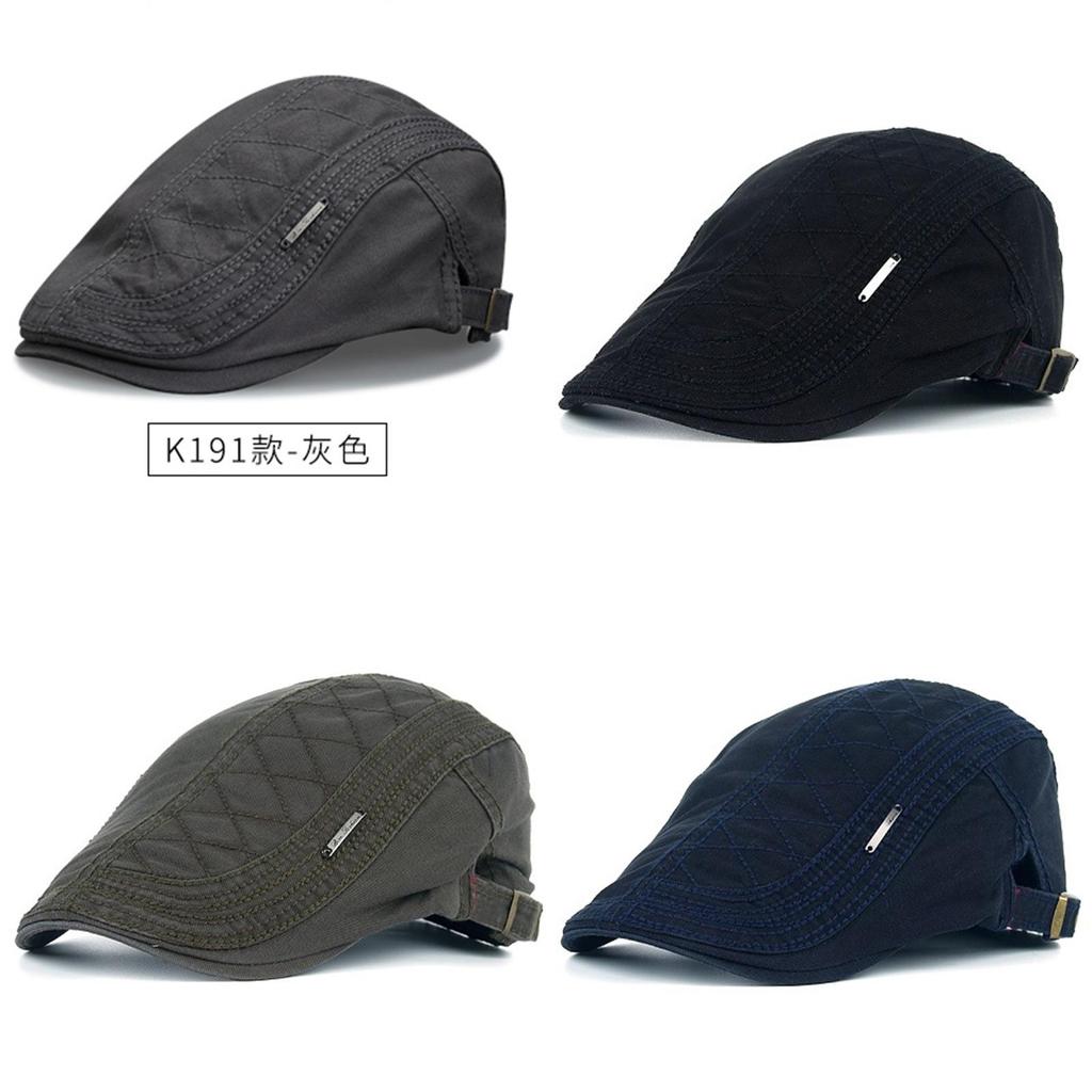 Cotton Newsboy Cap With Short Brim For Men And Women Spring Summer Fashion Accessory