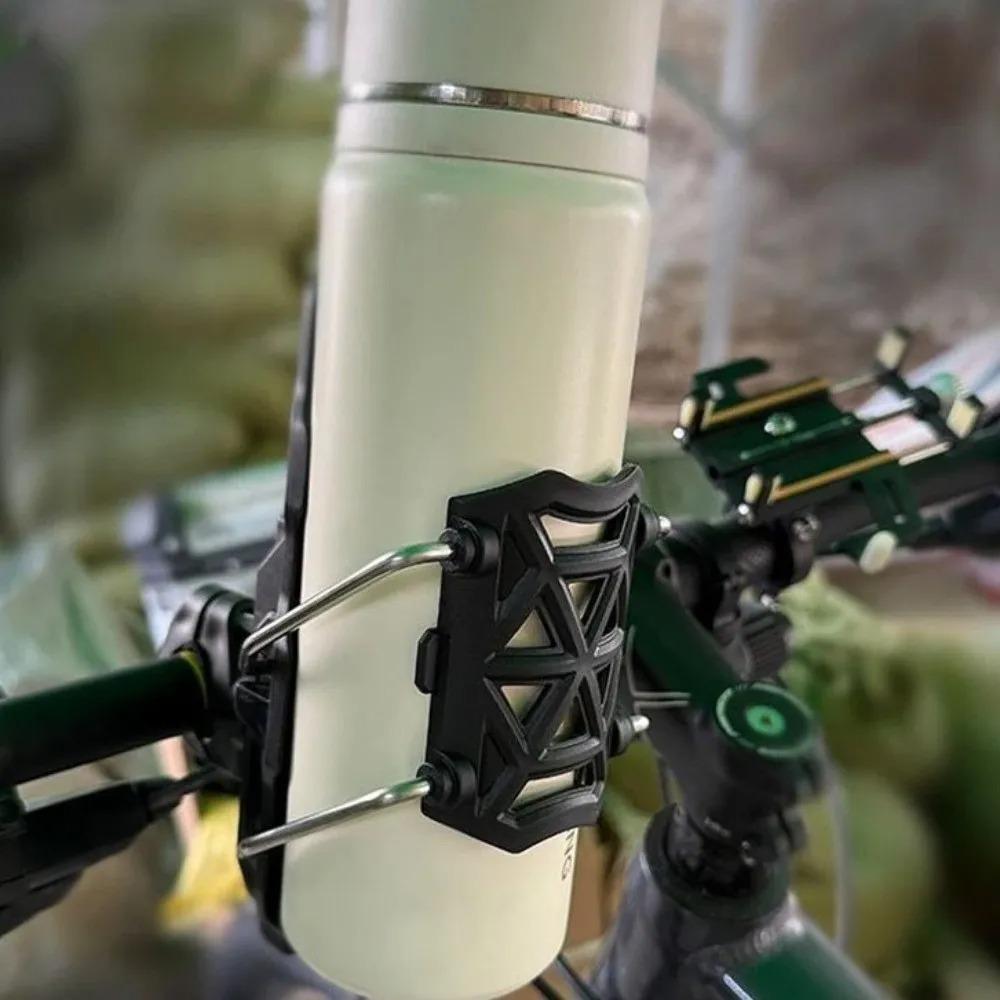 Motorcycle Cup Holder Adjustable Handlebar Mount Cup Drink Water Bottle Stand Universal for 22-25MM