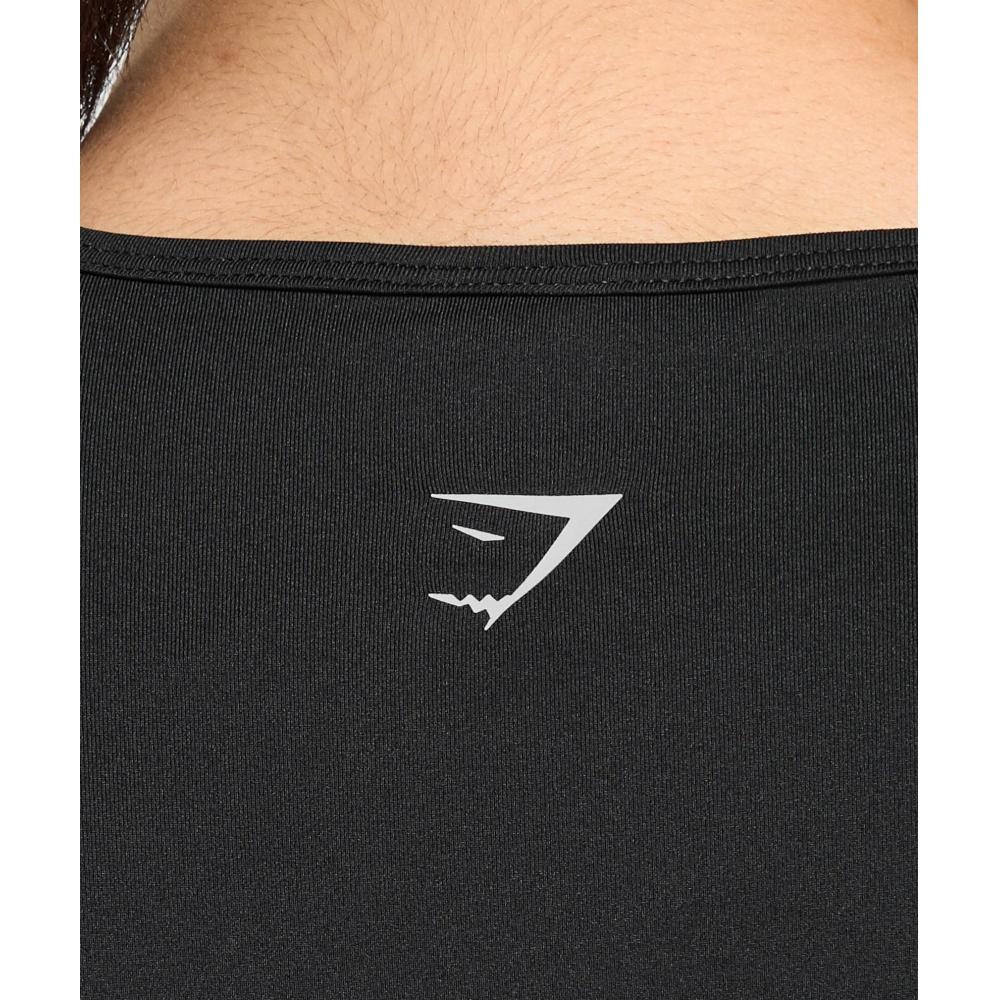 Gymshark Running Long Sleeve Top Black B2c8m Bb2j
