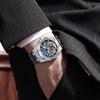High Quality Automatic Movement Mechanical Watches For Men Fashion Casual Skeleton Hollow Luminous Waterproof Watch CHENXI