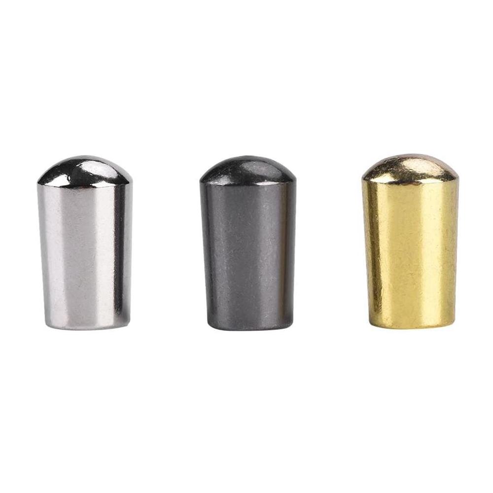 1pcs/3pcs Metal Guitar Switch Tip 4mm, 3 Way Toggle Switch Knob Tip Cap Copper for LP EPI Electric Guitar