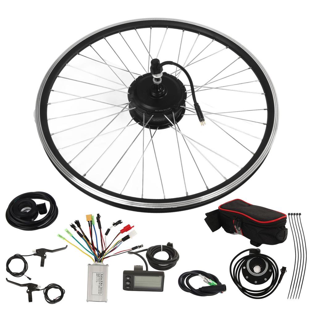 48V 250W Hinterrad Fahrrad Nabenmotor Umbausatz Elektrofahrrad Controller LCD S866 Kit für