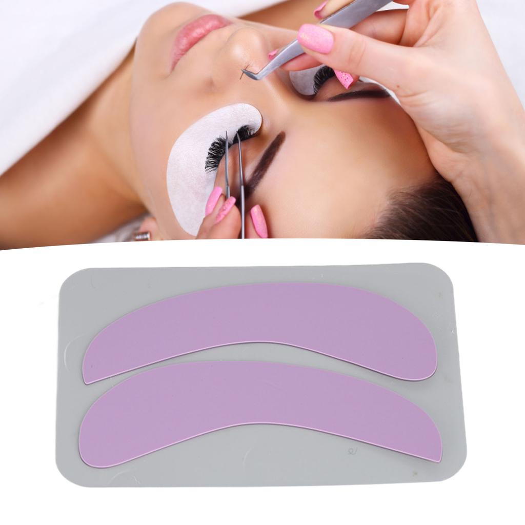 10 Pairs Eyelash Extension Under Eye Pads Half Moon Shaped Reusable Silicone Lash Grafting Eye Pads